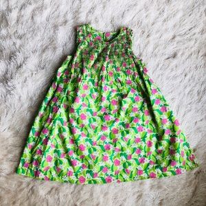 Lilly Pulitzer white label smocked dress
